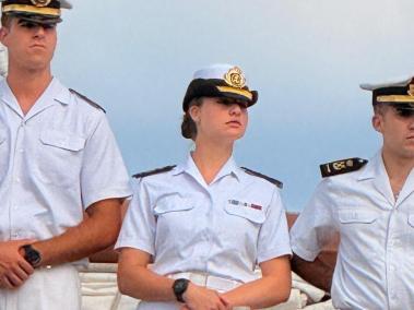 La princesa Leonor de Borbón en Santa Marta