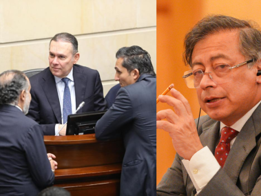 El presidente Petro arremetió contra el Congreso por la consulta popular.
