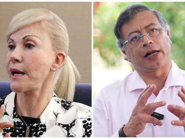 La gobernadora del Valle del Cauca, Dilian Francisca Toro, y el presidente Gustavo Petro.