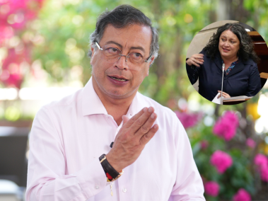 Gustavo Petro, presidente de Colombia - Angélica Lozano, senadora