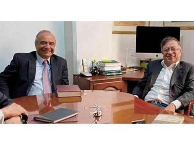 Héctor Carvajal y Gustav Petro
