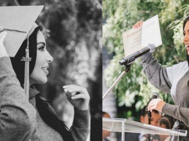 Kim Kardashian graduada