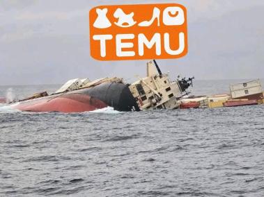 Barco que naufragó en India no pertenece a Temu
