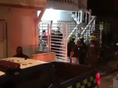 Hubo conmoción por los disparos en el barrio Prados del Sur, en Cali.