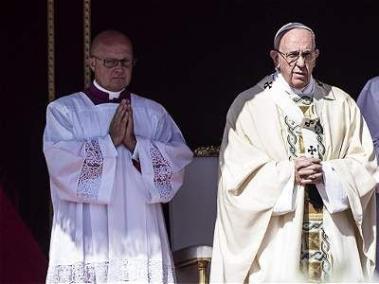 El papa Francisco en la ceremonia de canonización.