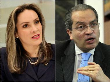Los candidatos, María Mercedes López, Fernando Carrillo y Jorge Fernando Perdomo.