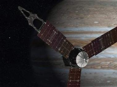 La sonda Juno fue lanzada en el 2011 desde el Centro Espacial Kennedy, en Florida. Llegó a la órbita de Júpiter en julio de 2016.