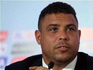 El brasileño Ronaldo Nazario será una de las atracciones en el Partido de Leyendas FIFA-FCF, que se disputará en Bogotá.