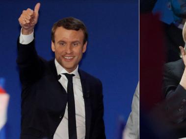 Macron y Le Pen encabezaron la votación de este domingo en Francia.