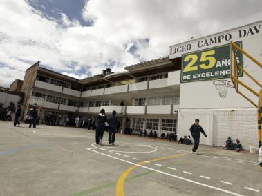 Otro de los colegios que hace parte nuevamente en este listado es el Liceo Campo David.