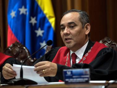 Maikel Moreno, presidente del Tribunal Supremo de Venezuela.