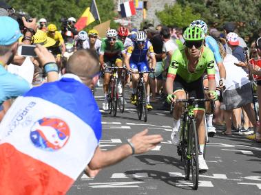 El colombiano Rigoberto Urán, de muy buena carrera, y quien marcha cuarto en la clasificación general, aspira a meterse en el podio del Tour de Francia.