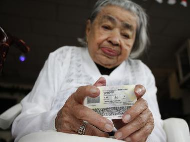 Adela Morales Quintero es considerada la mujer más anciana del pueblo e, incluso, del país: tiene 115 años.