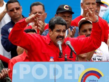 Nicolás Maduro, presidente de Venezuela, quien dijo que mantiene la convocatoria de la Asamblea Nacional Constituyente.