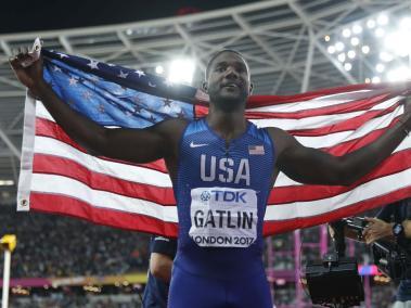 Justin Gatlin (9.92) ganó el oro; Christian Coleman (9.94), se quedó con la plata y Usain Bolt (9.95) fue bronce. Final de los 100 metros