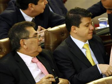 El senador ‘Ñoño’ Elías (centro) en sus épocas de representante a la Cámara, en 2009.