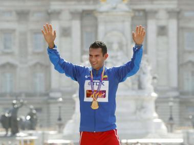 Éider Arévalo, campeón mundial de marcha 20 km.