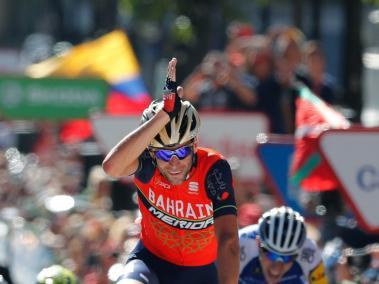Vincenzo Níbali se impuso en la tercera etapa de la Vuelta 2017.