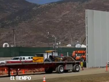 Estos son los prototipos del muro entre México y Estados Unidos