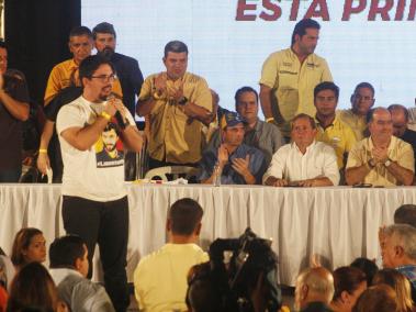 Freddy Guevara es el vicepresidente de la Asamblea Nacional de Venezuela, controlada por la oposición.