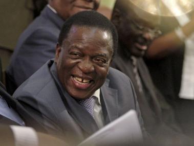 El ex vicepresidente de Zimbabue Emmerson Mnangagwa fue destituido el pasado 6 de noviembre.