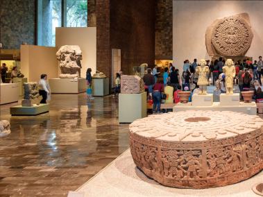 El Museo Nacional de Antropología de México cuenta con un área de 44.000 metros cuadrados.