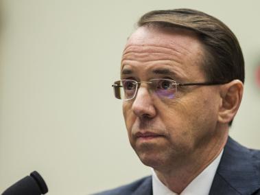 El fiscal general adjunto de EE. UU., Rod Rosenstein, ha dicho que no ha visto “una buena razón” para despedir a Mueller.
