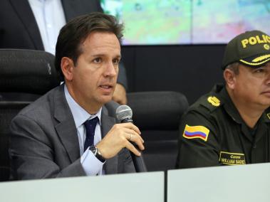 Daniel Mejía, secretario de Seguridad de Bogotá.