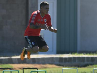 Juan Fernando Quintero comenzó entrenamientos con River Plate.