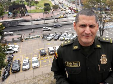El general Hoover Penilla, comandante de la Policía de Bogotá, señaló que trabajará para que la frecuencia de ocurrencia de delitos bajen.