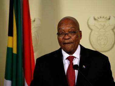 Jacob Zuma, el ahora expresidemnte de Sudáfrica, que se mantuvo nueve años en el poder.