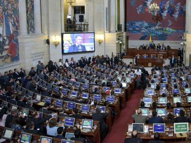 El Congreso que se elige tomará posesión el próximo 20 de julio. Ese día será la última instalación de las sesiones del Legislativo que encabezará el presidente Santos.