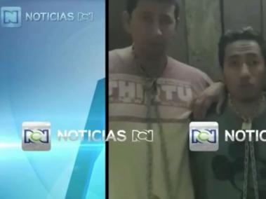Imágenes de los periodistas ecuatorianos secuestrados