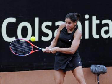 La colombiana María Fernanda Herazo debutó en un torneo profesional y lo hizo con triunfo en la primera jornada sobre Tereza Martincova.