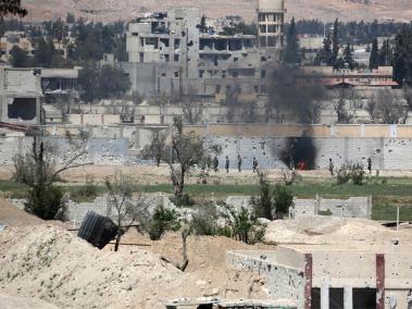 La ciudad de Duma, Siria, donde el sábado se produjo un probable ataque químico que dejó al menos 40 muertos.