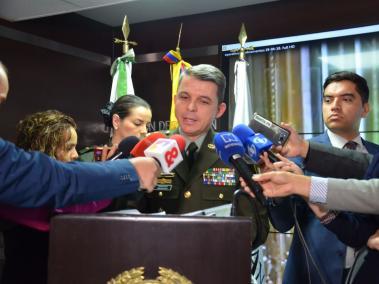 El general Juan Carlos Buitrago, director de la Policía Fiscal y Aduanera entregó detalles de la operación