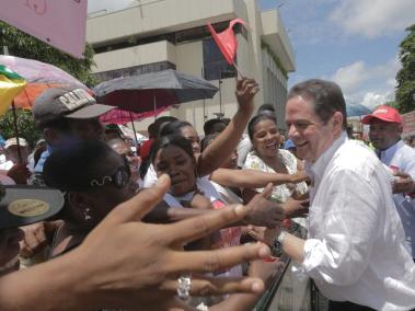El candidato Germán Vargas estuvo este martes en Chocó.