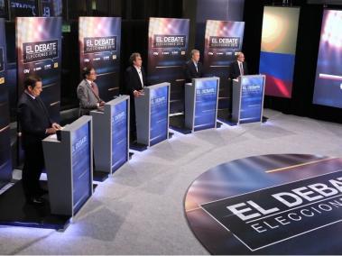 Candidatos presidenciales en EL DEBATE de EL TIEMPO, Citytv y la W Radio.