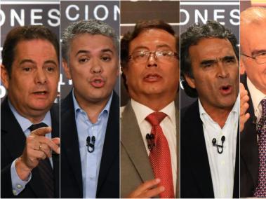 Los candidatos a la Presidencia de Colombia en #ElDebate de EL TIEMPO, CityTV y La W Radio.