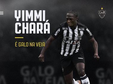 Yimmi Chará, nuevo jugador del Mineiro de Brasil.