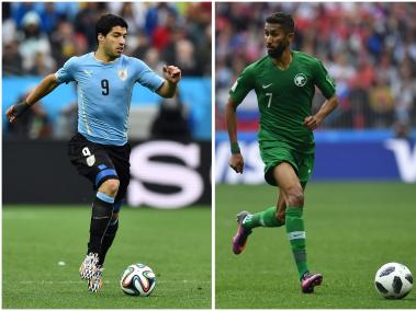 La disputa entre Arabia Saudí y Uruguay se jugará como parte de la segunda jornada del Grupo A este miércoles a las 10 de la mañana (hora colombiana).