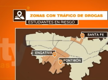 58 colegios de Bogotá son señalados por tráfico de estupefacientes