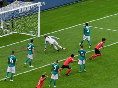 Alemania perdió su primer partido con Corea del Sur en tres enfrentamientos en Mundiales. Los otros dos los había ganado.