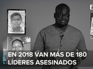 Este año han sido asesinados más 180 líderes sociales, ¿hasta cuándo?
