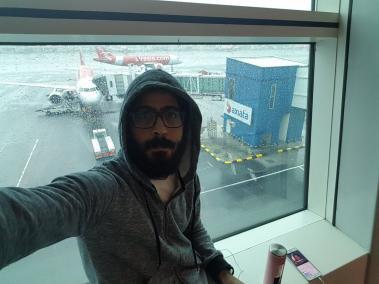 Hassan al Kontar lleva cuatro meses atrapado en el aeropuerto de Kuala Lumpur.