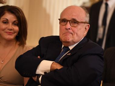 El exalcalde de Nueva York, Rudy Giuliani, asegura que no ha hecho lobby con el presidente de Estados Unidos, Donald Trump.