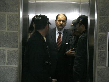 José Miguel Narváez (centro), exsubdirector del DAS.