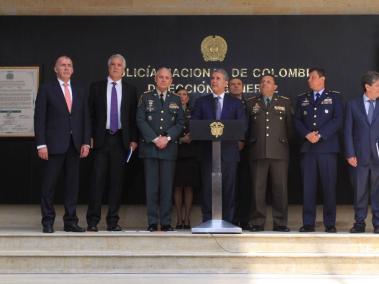El presidente Iván Duque encabezó el consejo de Sseguridad, al que asistió el alcalde de Bogotá, Enrique Peñalosa.