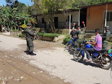 Por el conflicto, autoridades realizan a diario retenes en San Calixto.