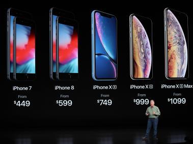 Apple presentó sus tres nuevos modelos de iPhone. El más económico, iPhone Xr, saldrá al mercado en 749 dólares. Los modelos anteriores podrán adquirirse a un menor precio.